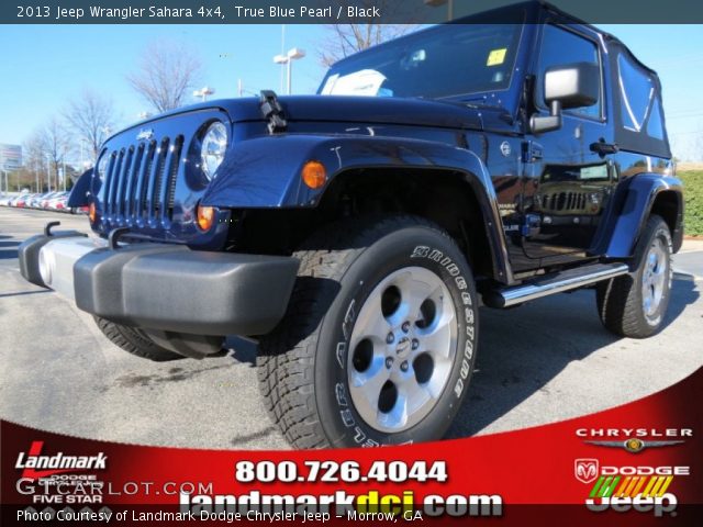 2013 Jeep Wrangler Sahara 4x4 in True Blue Pearl