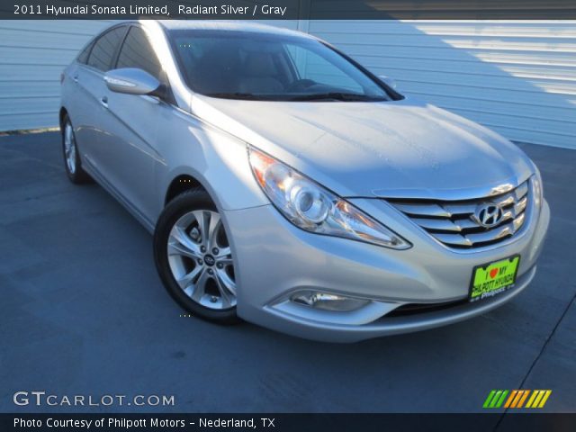 2011 Hyundai Sonata Limited in Radiant Silver