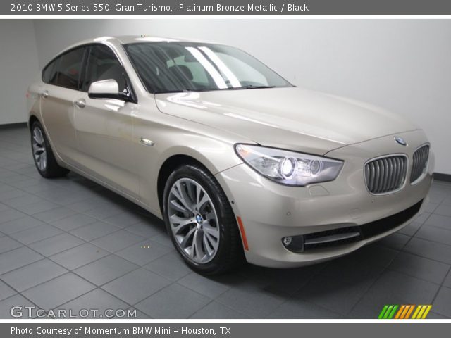 2010 BMW 5 Series 550i Gran Turismo in Platinum Bronze Metallic