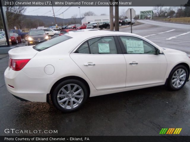 2013 Chevrolet Malibu LTZ in White Diamond Tricoat
