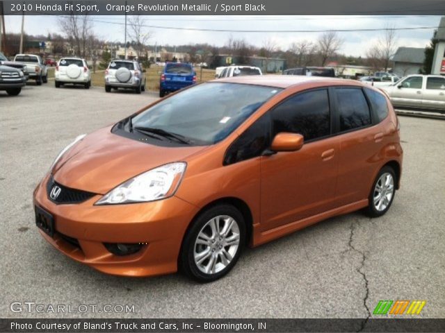 2010 Honda Fit Sport in Orange Revolution Metallic