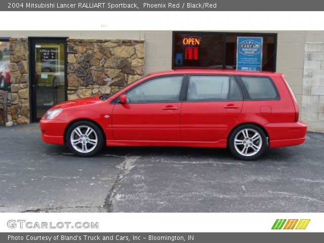 2004 Mitsubishi Lancer RALLIART Sportback in Phoenix Red