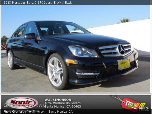 2013 Mercedes-Benz C 250 Sport in Black