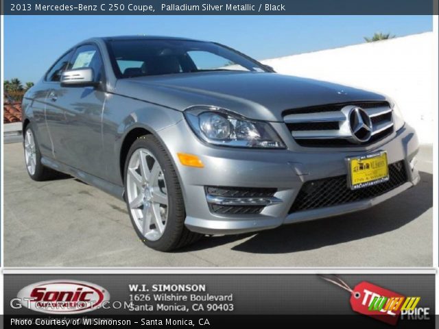 2013 Mercedes-Benz C 250 Coupe in Palladium Silver Metallic