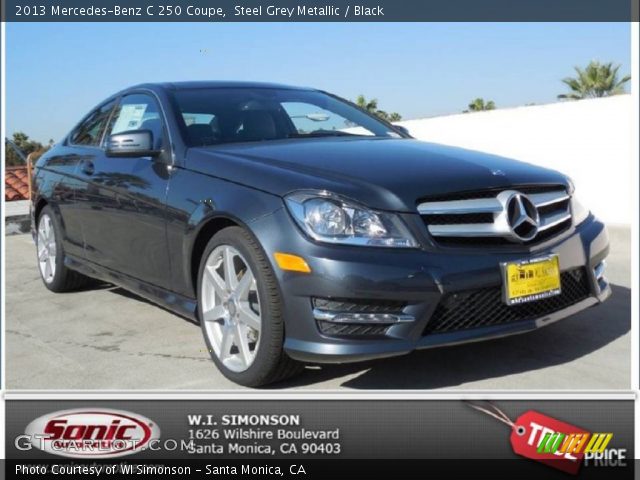 2013 Mercedes-Benz C 250 Coupe in Steel Grey Metallic