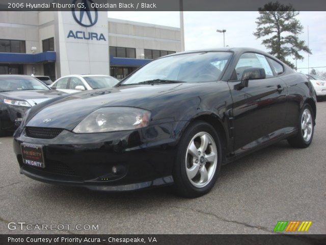 2006 Hyundai Tiburon GS in Obsidian Black