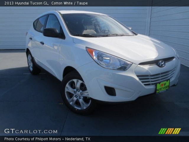 2013 Hyundai Tucson GL in Cotton White