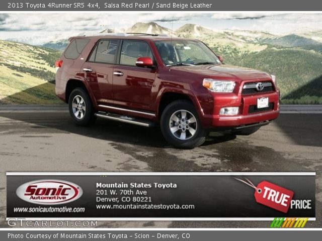 2013 Toyota 4Runner SR5 4x4 in Salsa Red Pearl