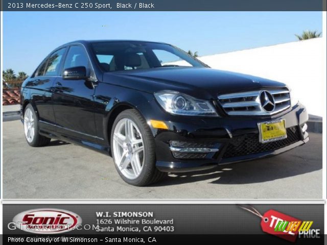 2013 Mercedes-Benz C 250 Sport in Black