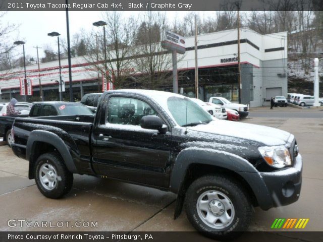 2011 Toyota Tacoma Regular Cab 4x4 in Black