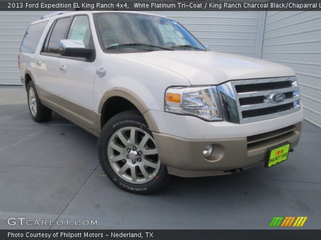 2013 Ford Expedition EL King Ranch 4x4 in White Platinum Tri-Coat