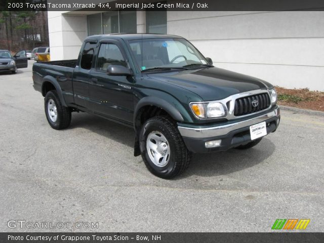 2003 Toyota Tacoma Xtracab 4x4 in Imperial Jade Green Mica
