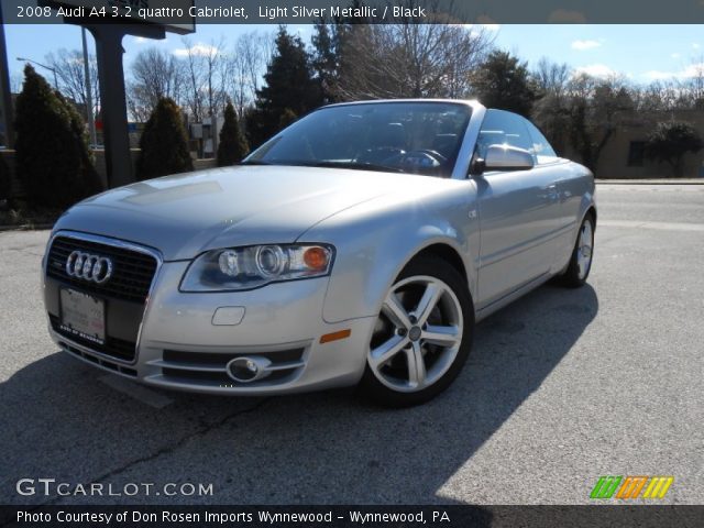 2008 Audi A4 3.2 quattro Cabriolet in Light Silver Metallic
