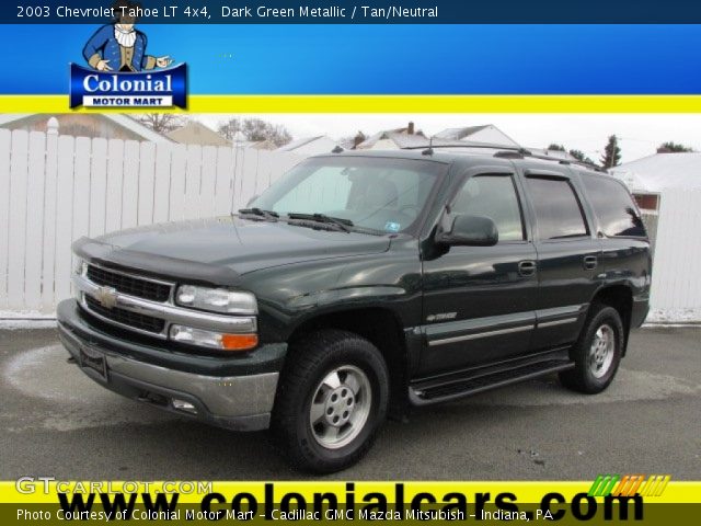 2003 Chevrolet Tahoe LT 4x4 in Dark Green Metallic