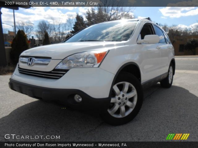 2007 White honda crv exl #6