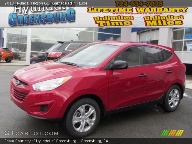 2013 Hyundai Tucson GL in Garnet Red