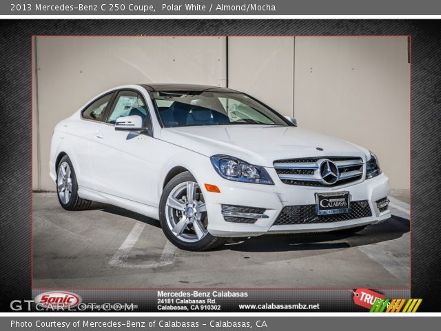 2013 Mercedes-Benz C 250 Coupe in Polar White