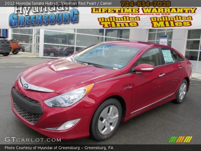 2012 Hyundai Sonata Hybrid in Venetian Red Pearl