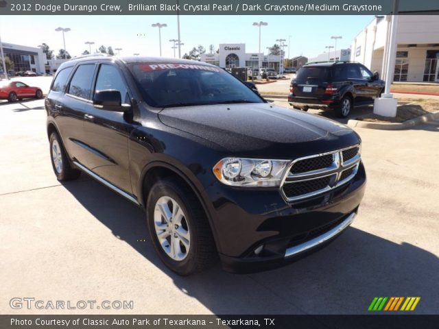 2012 Dodge Durango Crew in Brilliant Black Crystal Pearl