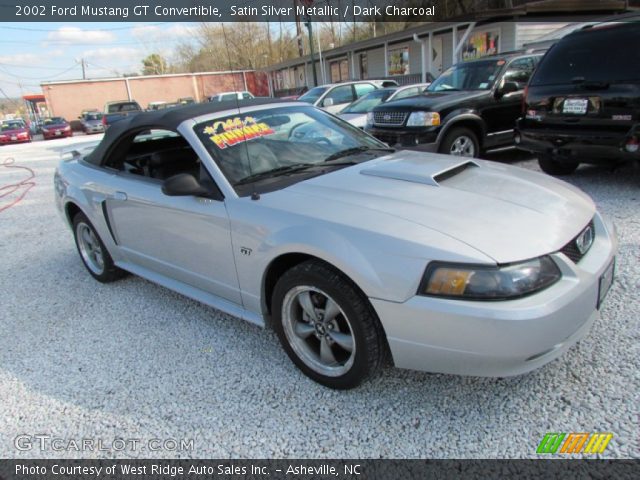 2002 Ford Mustang GT Convertible in Satin Silver Metallic
