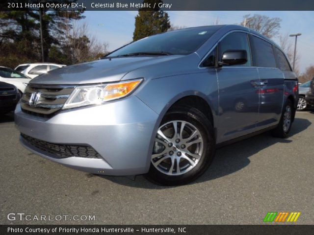 2011 Honda Odyssey EX-L in Celestial Blue Metallic