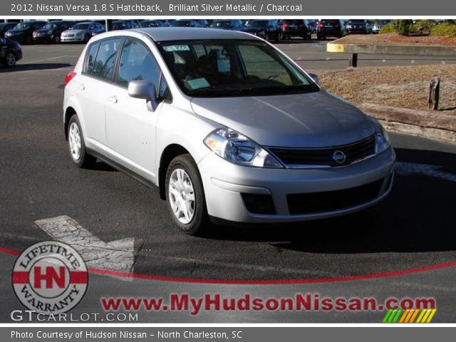 2012 Nissan Versa 1.8 S Hatchback in Brilliant Silver Metallic