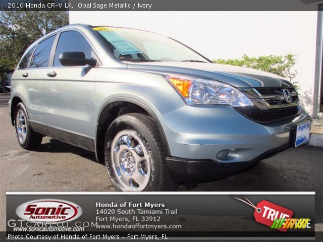 2010 Honda CR-V LX in Opal Sage Metallic