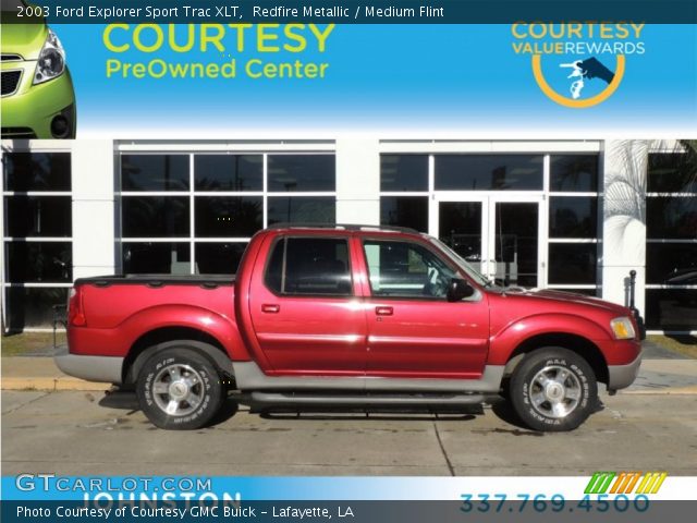 2003 Ford Explorer Sport Trac XLT in Redfire Metallic