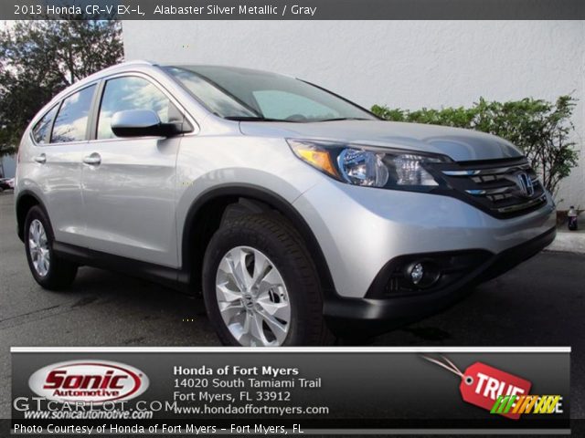 2013 Honda CR-V EX-L in Alabaster Silver Metallic