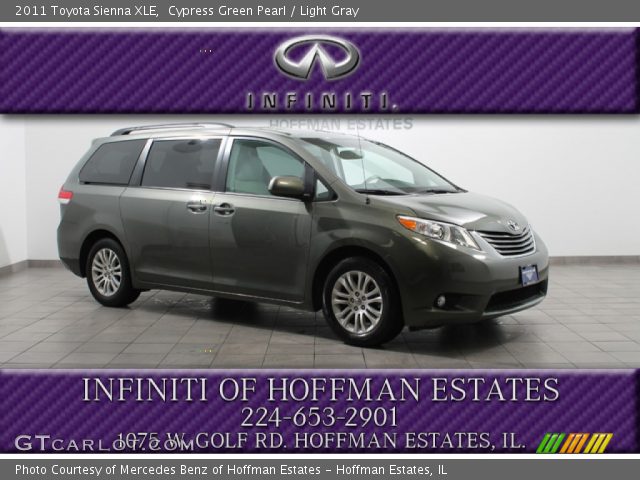 2011 Toyota Sienna XLE in Cypress Green Pearl