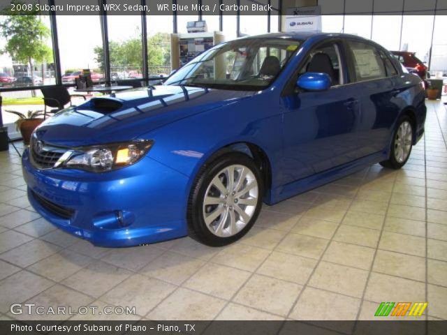 2008 Subaru Impreza WRX Sedan in WR Blue Mica
