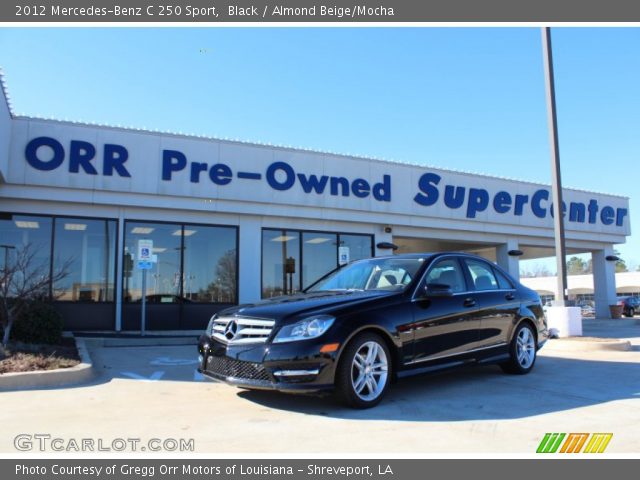 2012 Mercedes-Benz C 250 Sport in Black