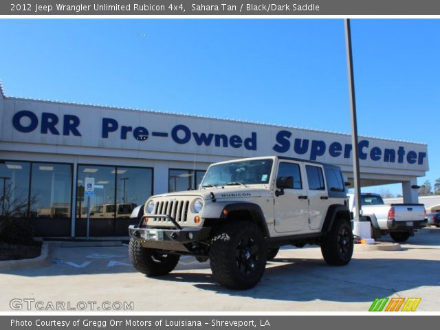2012 Jeep Wrangler Unlimited Rubicon 4x4 in Sahara Tan