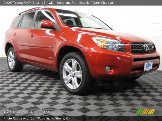 2006 Toyota RAV4 Sport V6 4WD in Barcelona Red Metallic