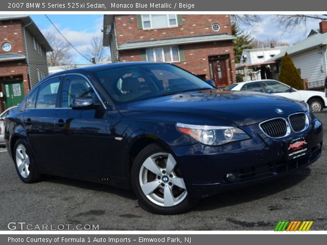 2007 BMW 5 Series 525xi Sedan in Monaco Blue Metallic