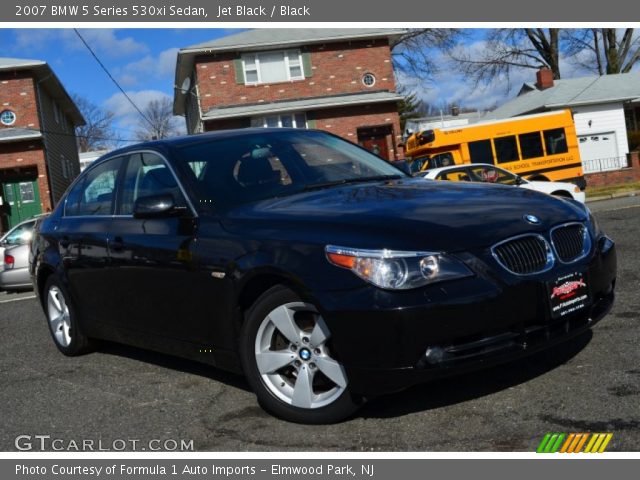 2007 BMW 5 Series 530xi Sedan in Jet Black