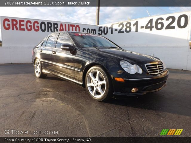 2007 Mercedes-Benz C 230 Sport in Black
