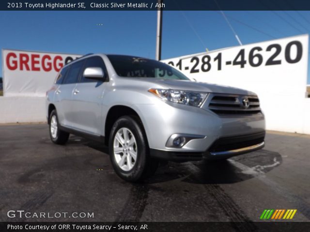 2013 Toyota Highlander SE in Classic Silver Metallic