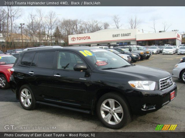 2010 Toyota Highlander Limited 4WD in Black