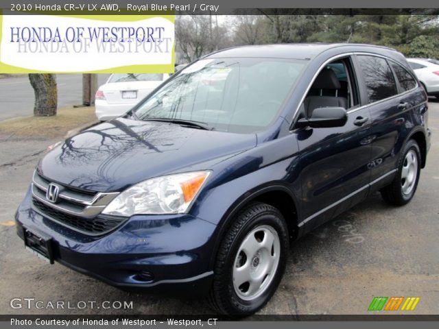 2010 Honda CR-V LX AWD in Royal Blue Pearl