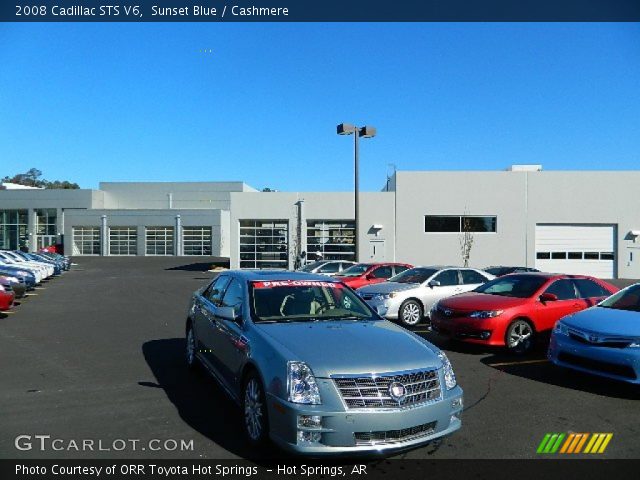 2008 Cadillac STS V6 in Sunset Blue