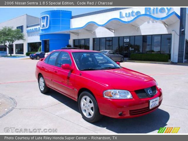 2006 Nissan Sentra 1.8 S Special Edition in Code Red