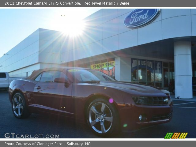 2011 Chevrolet Camaro LT/RS Convertible in Red Jewel Metallic