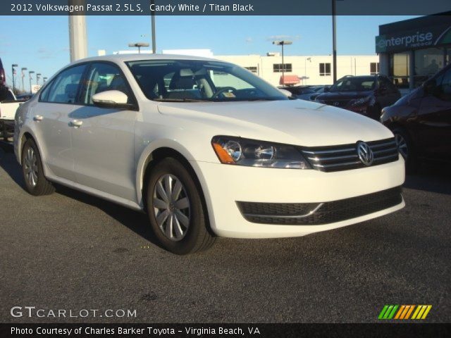 2012 Volkswagen Passat 2.5L S in Candy White