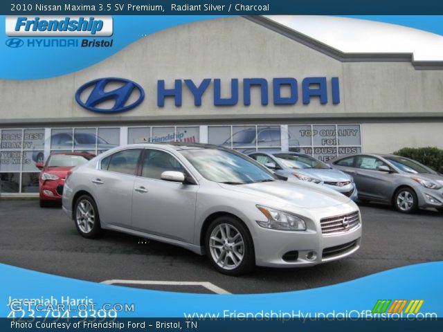 2010 Nissan Maxima 3.5 SV Premium in Radiant Silver