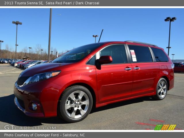 2013 Toyota Sienna SE in Salsa Red Pearl