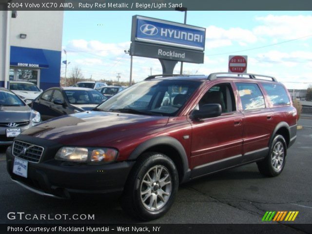 2004 Volvo XC70 AWD in Ruby Red Metallic