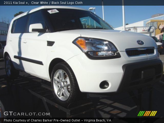 2011 Kia Soul + in Clear White