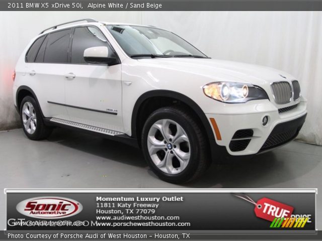 2011 BMW X5 xDrive 50i in Alpine White