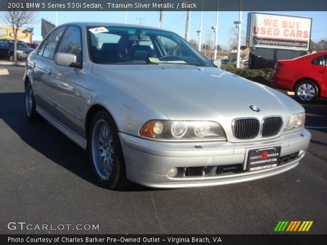 2001 BMW 5 Series 530i Sedan in Titanium Silver Metallic